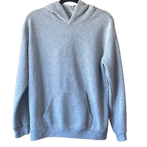 SHEIN EZwear Solid Kangaroo Pocket Lined Hoodie Size Large - Picture 1 of 5
